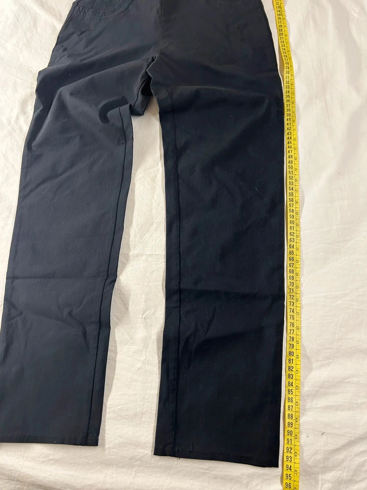 Zwarte rechte broek vintage maat 38 – photo 4